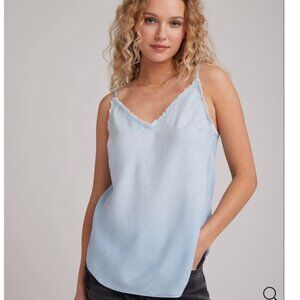 Frayed Tencel Cami - Sunbleach Wash